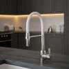 Carysil Tube Tap Without Spray Function in Chrome with Ghost White Tube