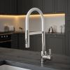 Carysil Tube Spray Tap in Chrome with Ghost White Tube