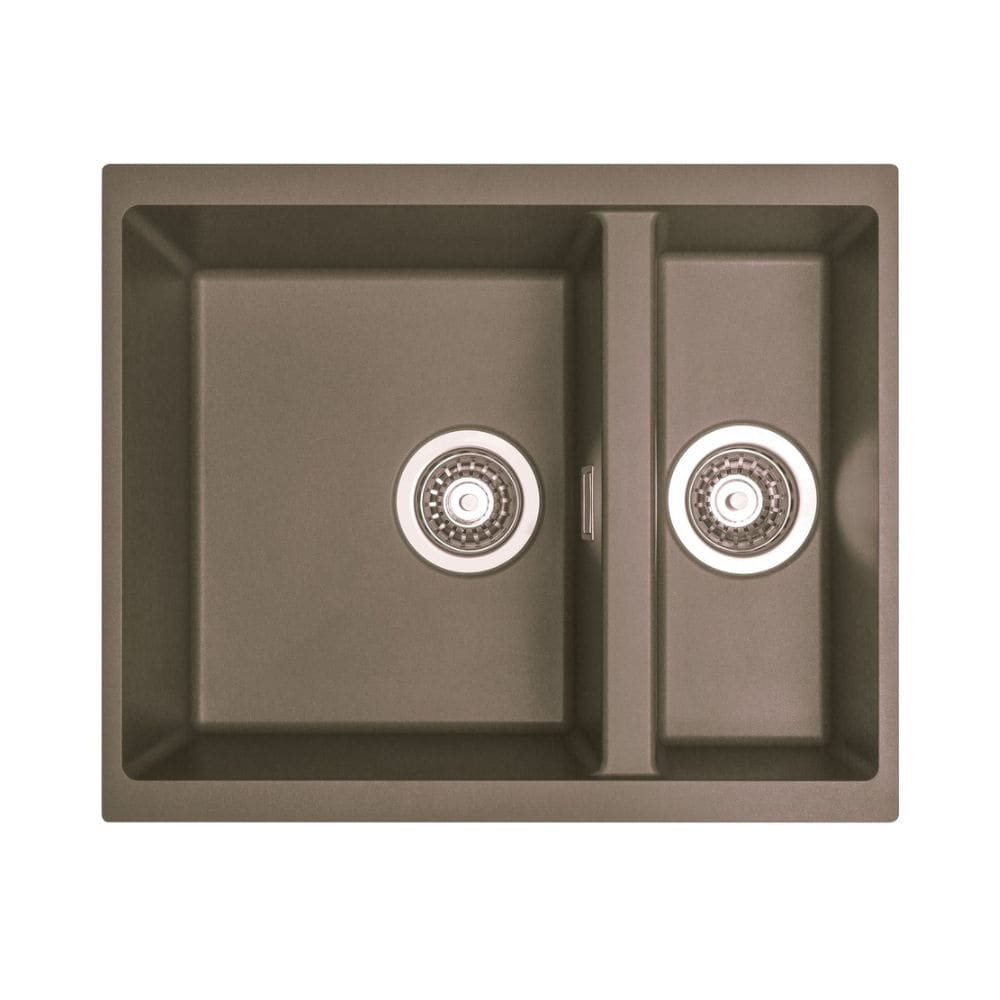DeSanti Velino Granite Sink Undermount / Inset - Fossil Brown