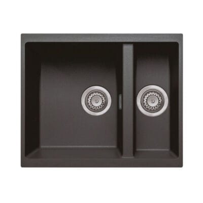 DeSanti Velino Granite Sink Undermount / Inset - Gun Metal