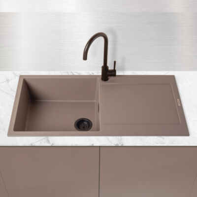 Gavano Granite Inset Single Bowl & Drainer