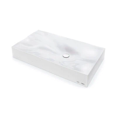 Sternhagen Dune Large Sani Quartz Countertop Basin - White
