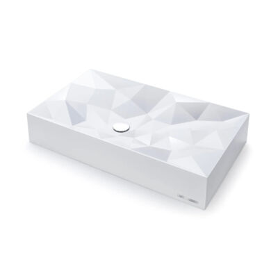 Sternhagen Kristall Large Sani Quartz Countertop Basin - White