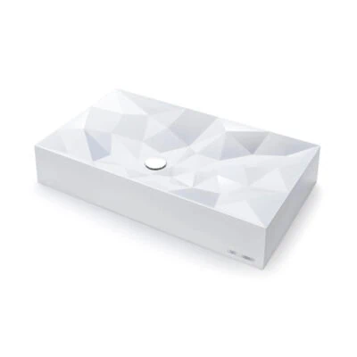 Sternhagen Kristall Large Sani Quartz Countertop Basin - White