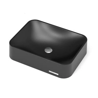Sternhagen Seerose Sani Quartz Countertop Basin – Black